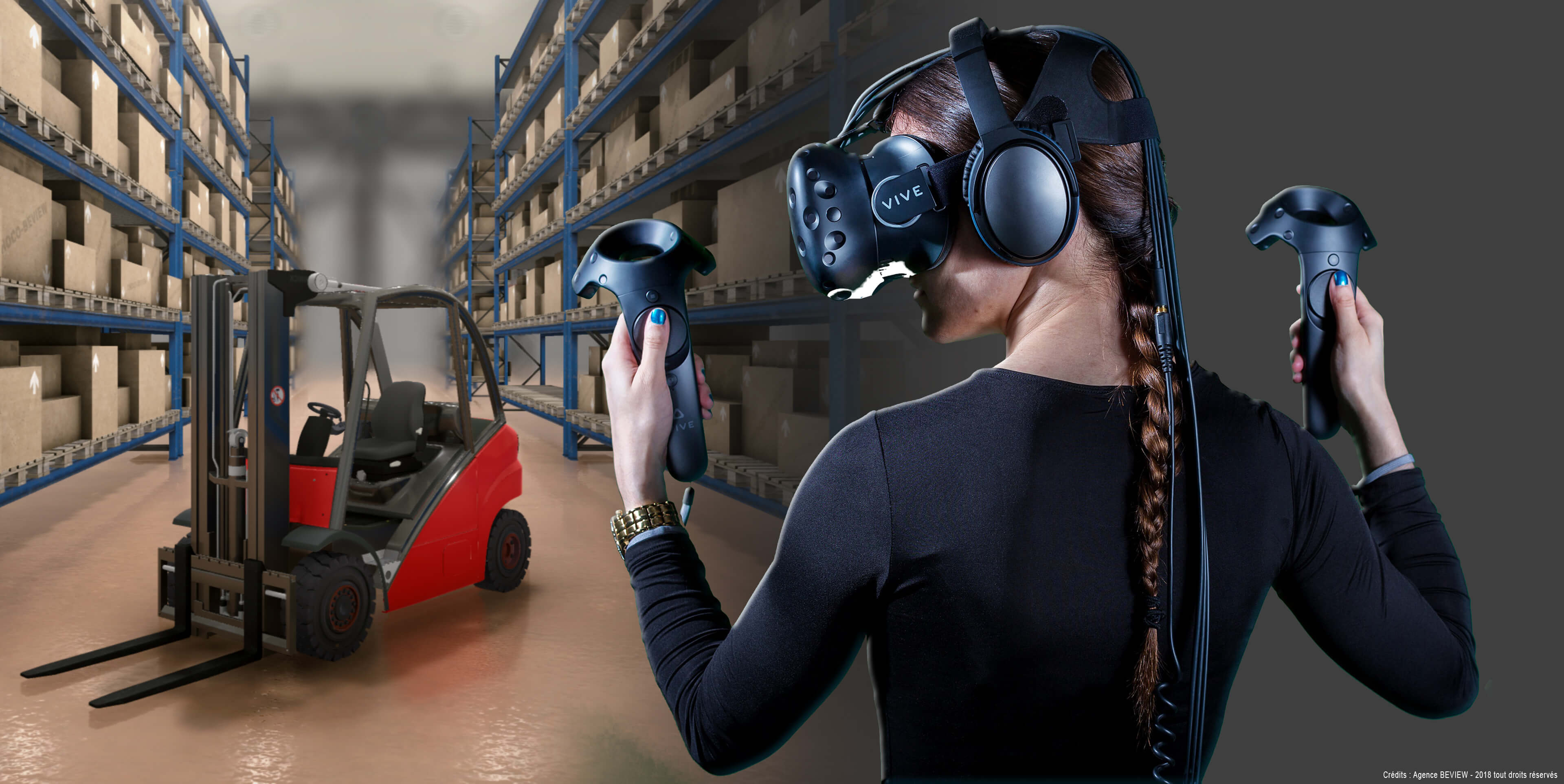 Les métiers du transport et de la logistique en réalité virtuelle