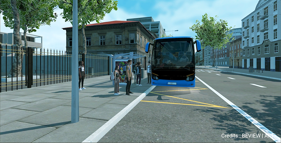 Conduire un bus en VR grâce à Beview
