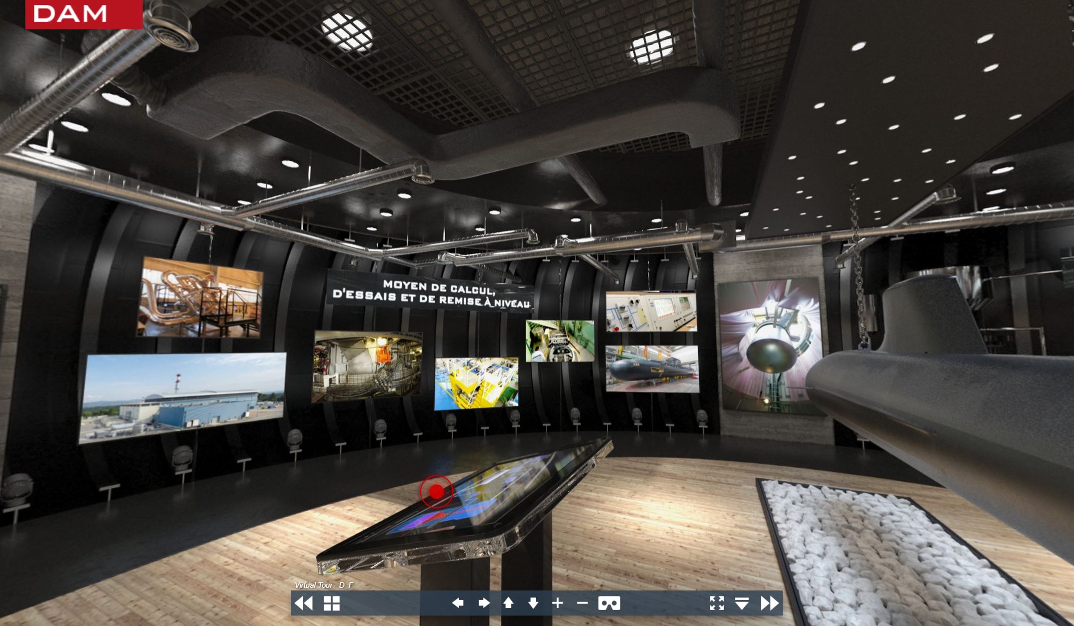 Extrait Image 3D showroom virtuel CEA